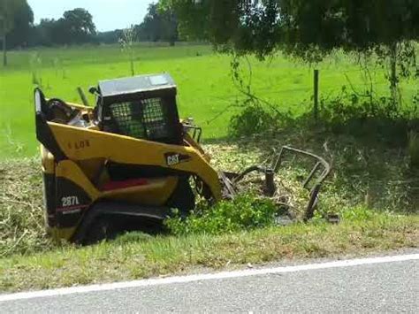 clearing fence line with skid steer|fence line clearing .